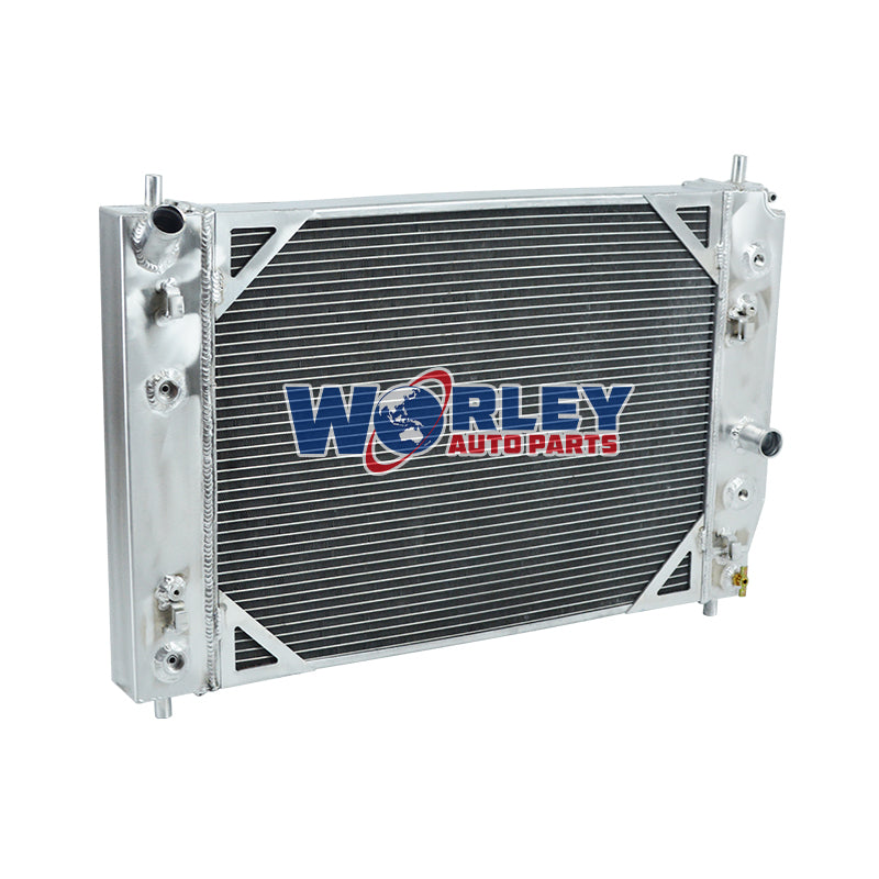 3Wolrey Aluminum Radiator FOR 2005-2013 Chevy Corvette C6 6.0L 6.2L 7.0L V8 2006 2007 2008 2009 2010 2011 2012