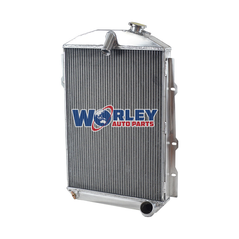 3Wolrey Aluminum Radiator FOR CHEVY HOT/STREET ROD 6 Cylinder 1938 manual