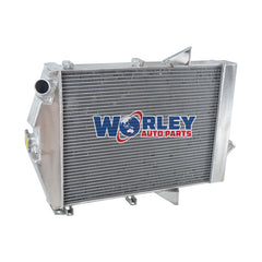 3Wolrey Aluminum Radiator Fit Jaguar XK140 3.4L L6 1955 1956 1957 Manual