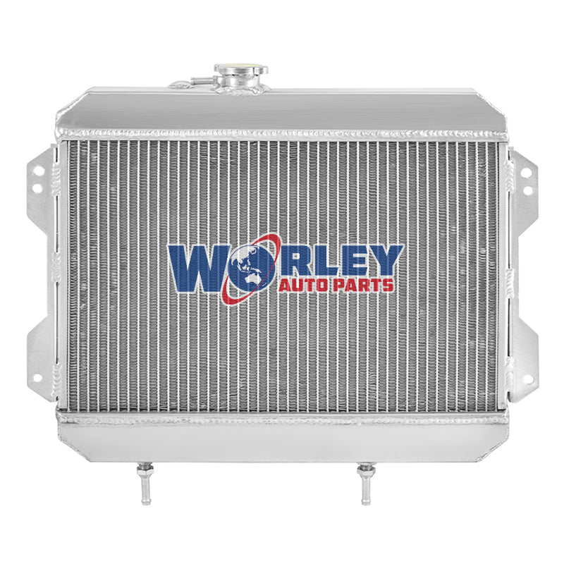 3Wolrey Aluminum Radiator Fits 1974-1985 TOYOTA COROLLA KE30 KE38 KE55 KE70 AT 1975 1976 1977 1978 1979 1980 1981 19852 1983 1984