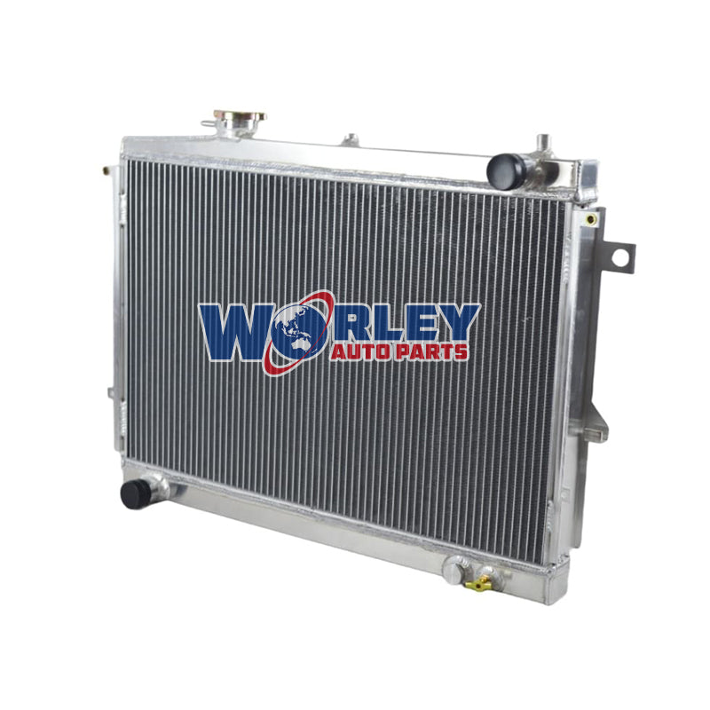 3Wolrey Aluminum Radiator Fits 1985-1996 Mazda Bravo B2600/ Ford Courier Petrol 2.6L 1986 1