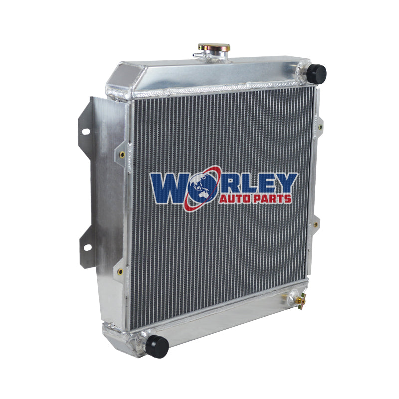 3Wolrey Aluminum Radiator Fits 1988-1997 TOYOTA Petrol HILUX RN85 YN85 1.8L/2.0L/2.2L/2.4L Petrol