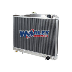3Wolrey Aluminum Radiator Fits Nissan Pintara SKYLINE R33 R34 GT GTT GTR 1993-2003 AT 1994 1995 1996 1997 1998 1999 2000 2001 2002