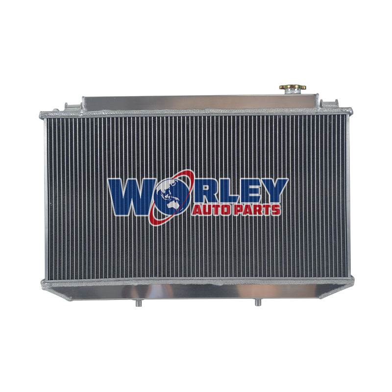 3Wolrey Aluminum Radiator Fits Toyota Cressida MX83 1989-1993 Aluminum 1990 1991 1992 AT