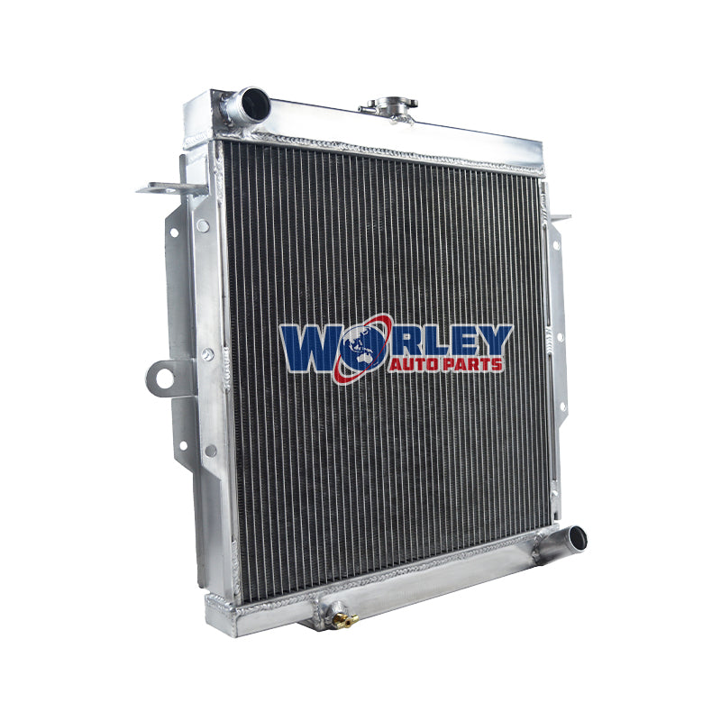 3Wolrey Aluminum Radiator Fits Toyota Land Cruiser Landcruiser 75 Series HZJ75 1990-2001 1991 1992 1993 1994