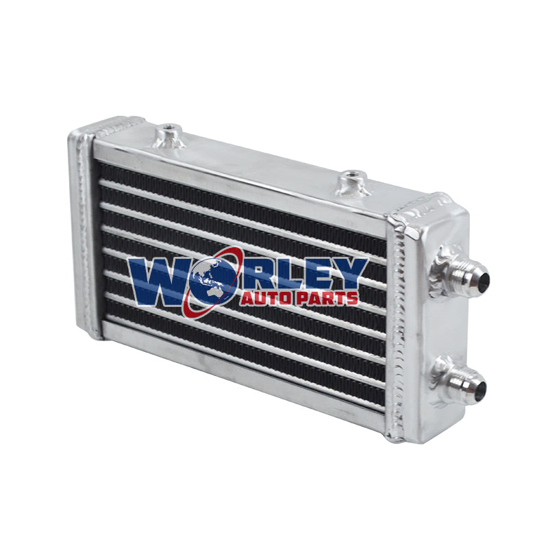 3Wolrey Small Overall:315 x 160 x 55mm Bar and Plate Dual Pass Oil Cooler Universal