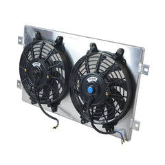 3Worley Aluminum Radiator With Fan Shroud Kit Fits NISSAN Patrol GQ 2.8 4.2 DIESEL TD42 3.0 PETROL Y60