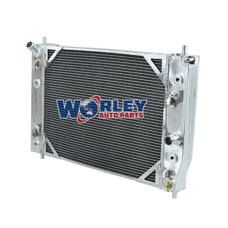 4Wolrey Aluminum Radiator FOR 2005-2013 Chevy Corvette C6 6.0L 6.2L 7.0L V8 2006 2007 2008 2009 2010 2011 2012