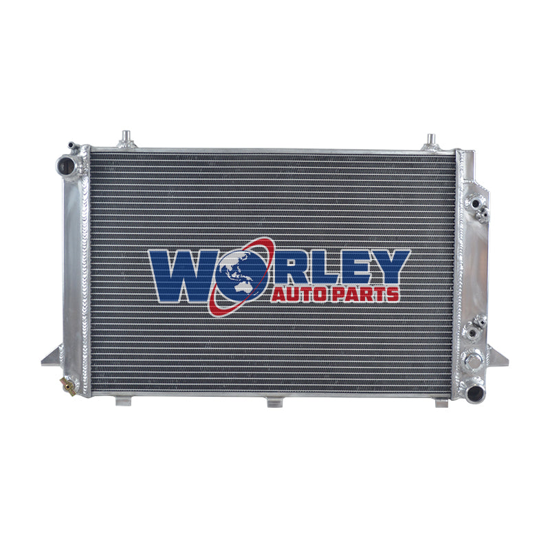 4Wolrey Aluminum Radiator FOR  Audi 80 & Coupe 1991-1996, Cabriolet 1992-2000 2.6L/ 2.8L Kühler