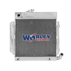 4Wolrey Aluminum Radiator FOR  BMW E10 2002/1802/1602/1600/1502 TII/TURBO 1966-1977 AT 1967 1968 1969 1970 1971 1972 1973 1974 1975 1976