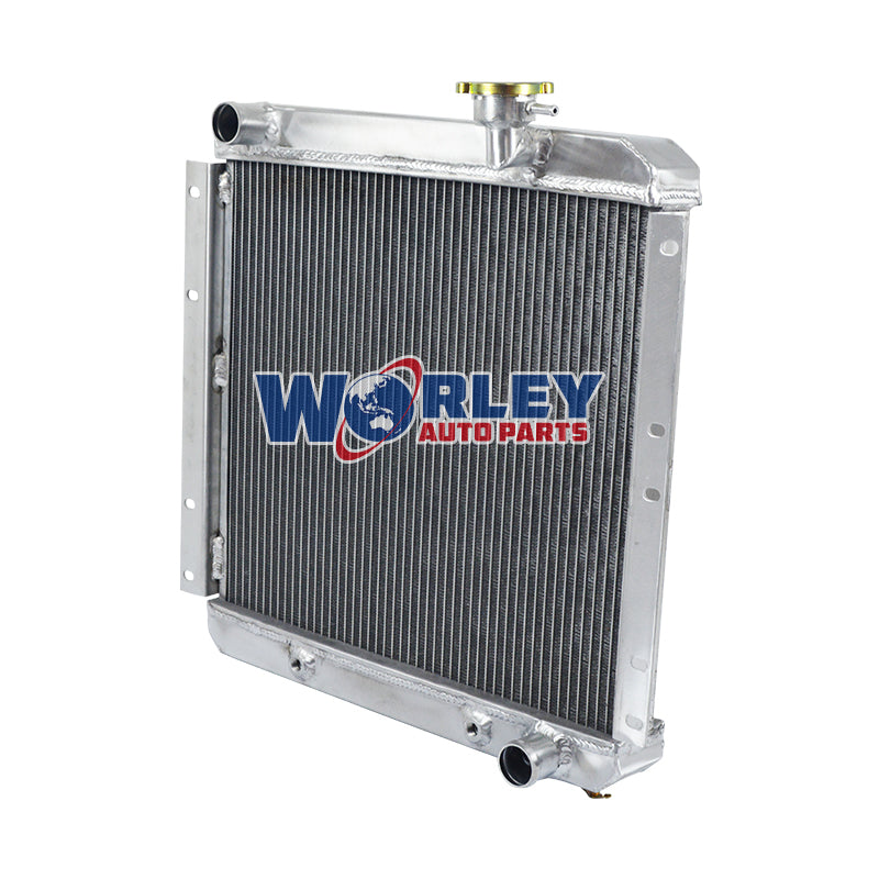 4Wolrey Aluminum Radiator FOR Toyota FJ40 / FJ45 PETROL LandCruiser 1958-1984 AT 1959 1960 1961 1962 1932