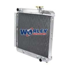 4Wolrey Aluminum Radiator FOR Toyota FJ40 / FJ45 PETROL LandCruiser 1958-1984 AT 1959 1960 1961 1962 1932