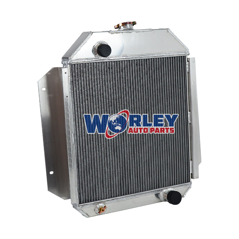 4Wolrey Aluminum Radiator Fit Ford F-100, F-250, F-350 1967-1979; F-150 1978-1979 MT