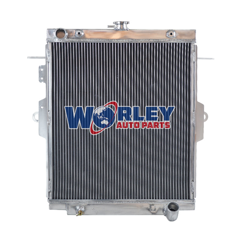 4Wolrey Aluminum Radiator Fit Toyota Landcruiser HDJ78 HDJ79 HZJ78 HZJ79 1HZ 4.2L