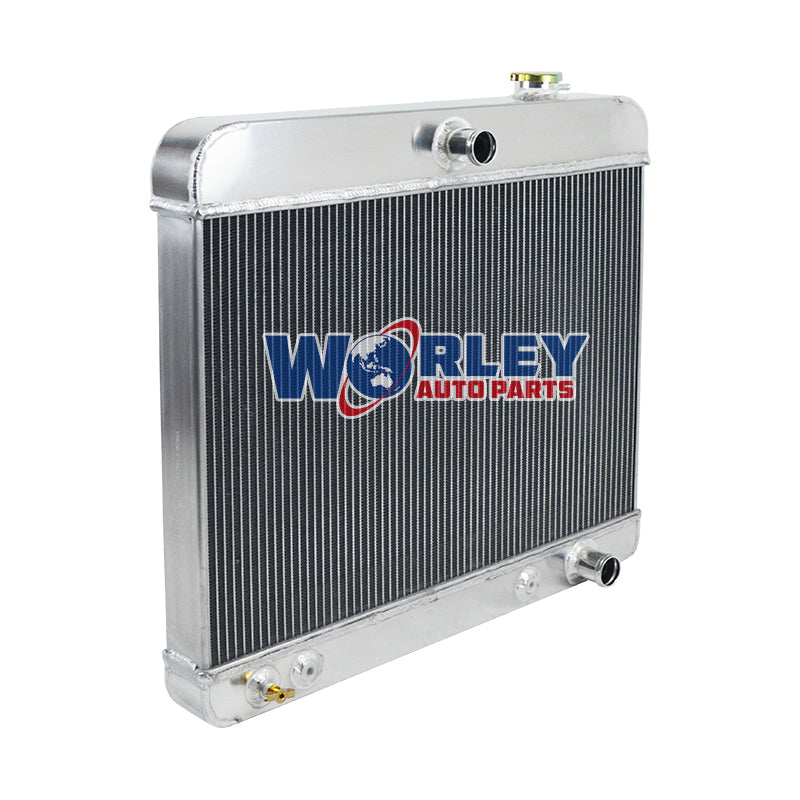 4Wolrey Aluminum Radiator Fits 1965 1966 GMC 1000/1500 Series Truck V6 Engine AT