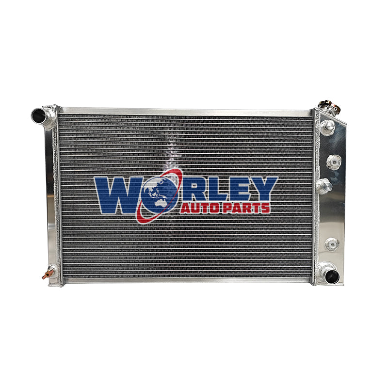 4Wolrey Aluminum Radiator Fits 1970-1981 Chevy Camaro/1975-1979 Nova/1968-1973 Chevelle El Camino