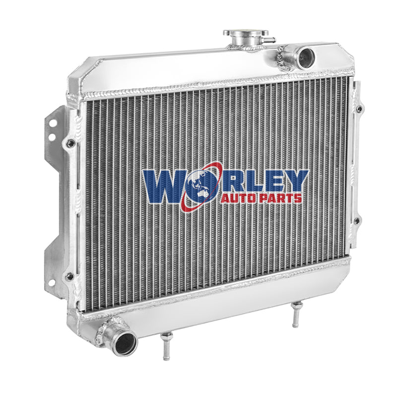 4Wolrey Aluminum Radiator Fits 1974-1985 TOYOTA COROLLA KE30 KE38 KE55 KE70 AT 1975 1976 1977 1978 1979 1980 1981 19852 1983 1984