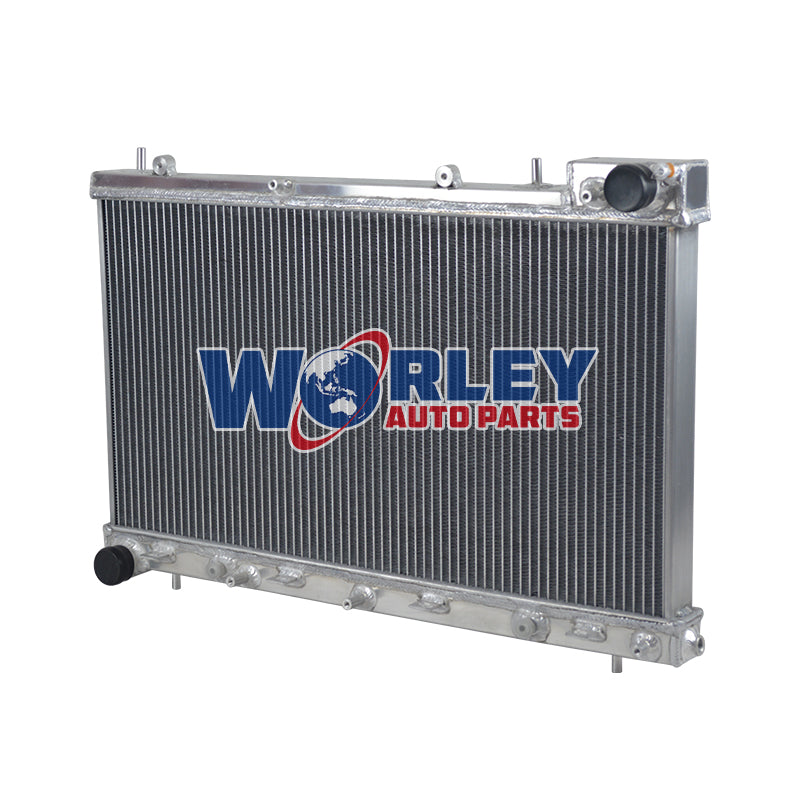 4Wolrey Aluminum Radiator Fits 2004-2008 SUBARU FORESTER XT(TURBO) 2005 2006 2007 MT