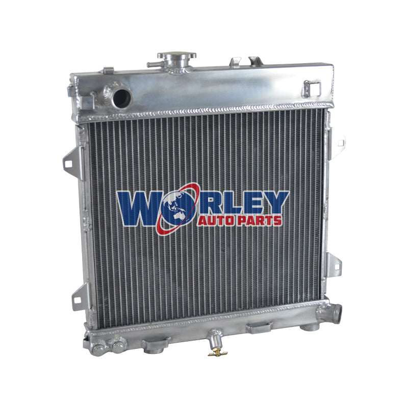 4Wolrey Aluminum Radiator Fits BMW E30 M10 316i 318i 1982-1991 manual 1983 1984 1985 1986