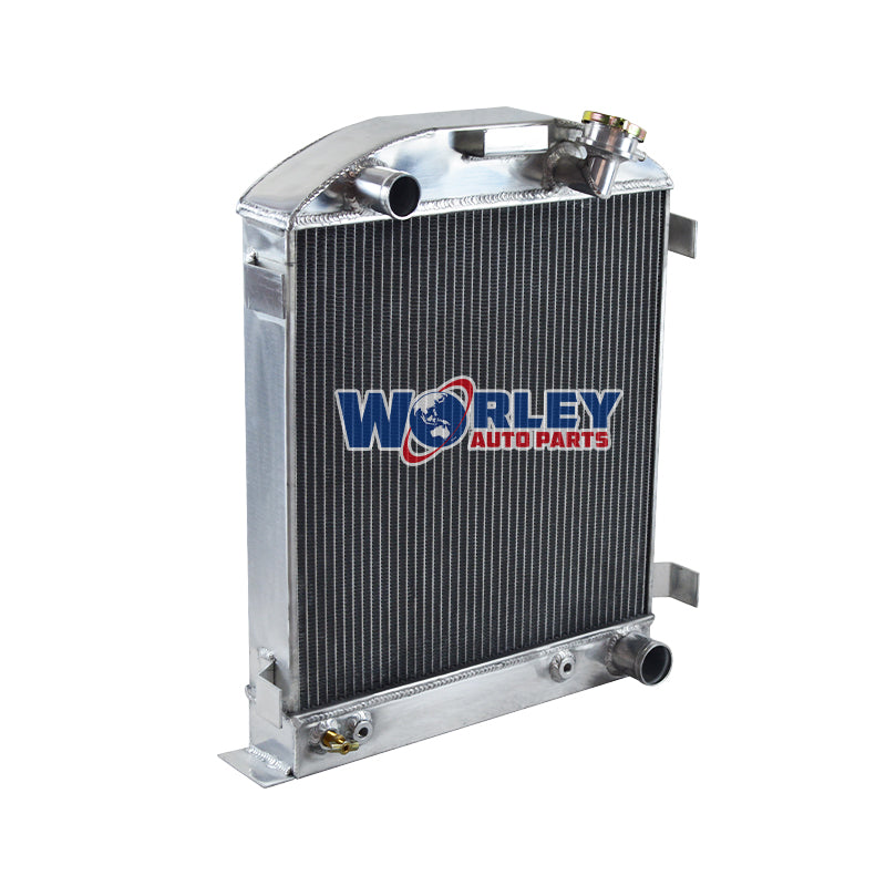 4Wolrey Aluminum Radiator Fits Ford hot rod w/Chevy 350 V8 1932-1939 1933 1934