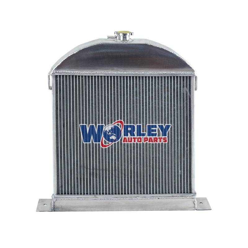 Wolrey Aluminum Radiator Fits Ford model A chopped w/Chevy engine 1928 ...