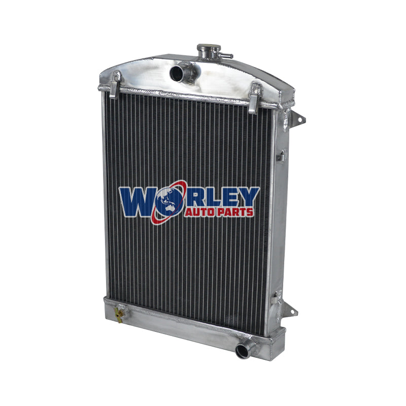 4Wolrey Aluminum Radiator Fits Holden FJ FX 1948-1955 1949 1950 1951 1952 1953