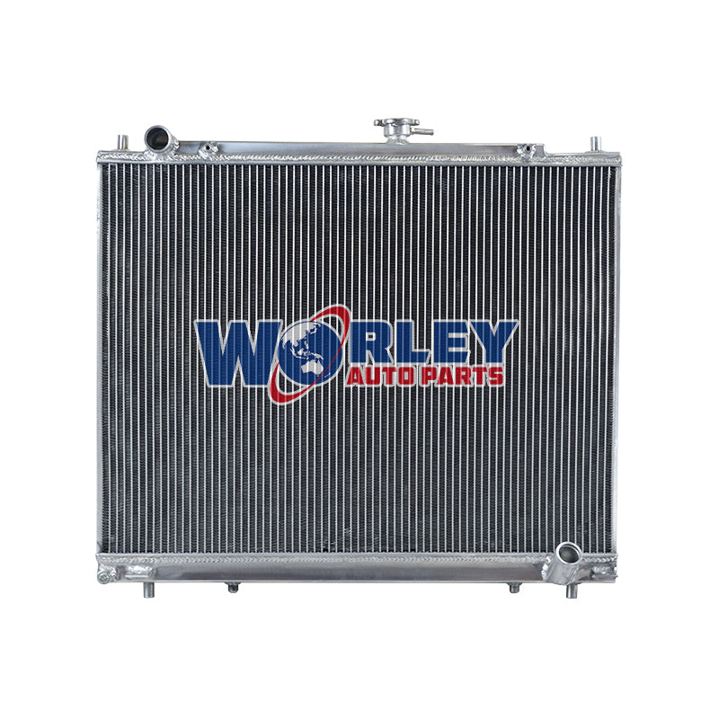 4Wolrey Aluminum Radiator Fits Mitsubishi PAJERO III (Wagon); PAJERO IV; MONTERO 3.2 DI-D /TD 4WD 1999-2007 2000 2001 2002 2003 2004 2005 2006