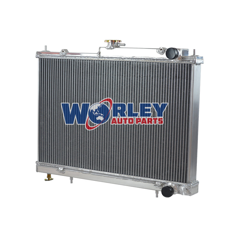 4Wolrey Aluminum Radiator Fits NISSAN SKYLINE R33 R34 GTR GTS-T GTST RB25DET Manual MT