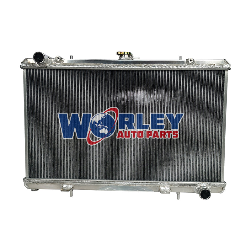 4Wolrey Aluminum Radiator Fits Nissan Silvia S13 SR20DET 1989-1994 1990 1991 1992 1993