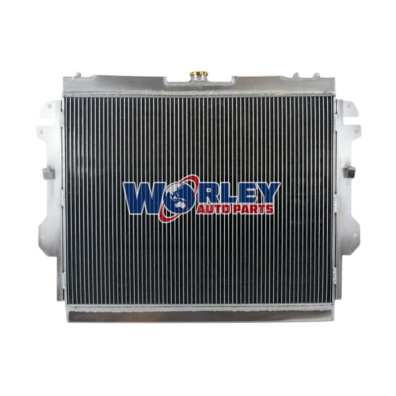 4Wolrey Aluminum Radiator Fits TOYOTA HILUX TGN16R 2.7L 4Cyl Petrol 2005-ON