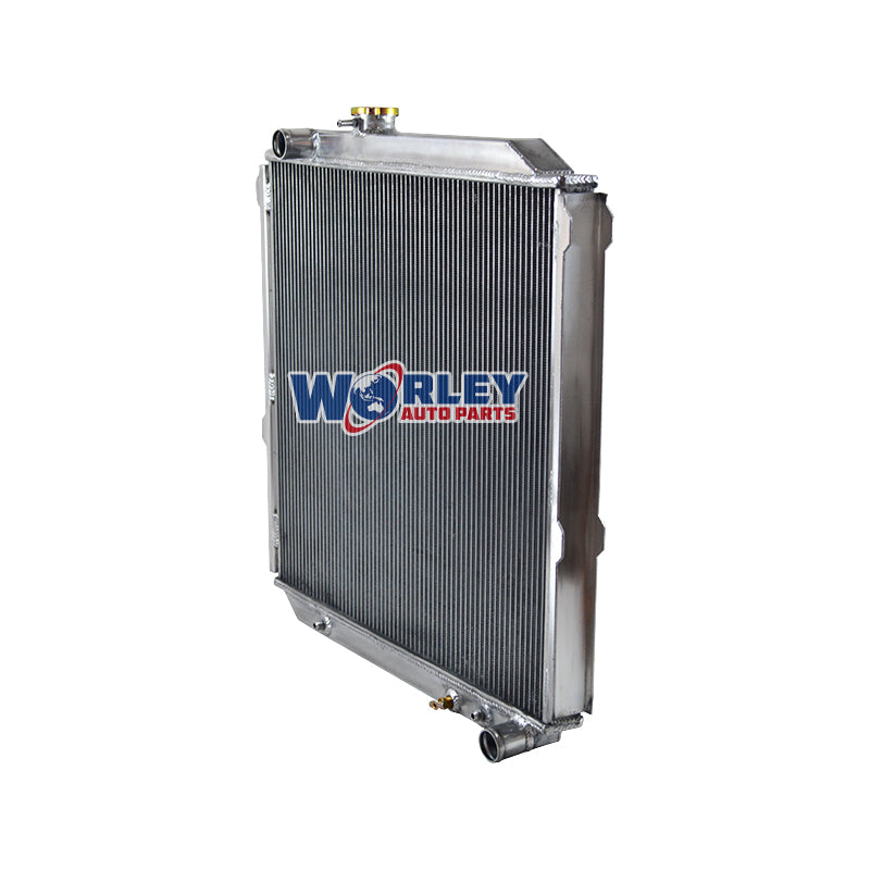 4Wolrey Aluminum Radiator Fits Toyota Land Cruiser Prado KZJ90 KZJ95 3.0 Diesel 1996-2002  1997 1998 1999 2000 2001