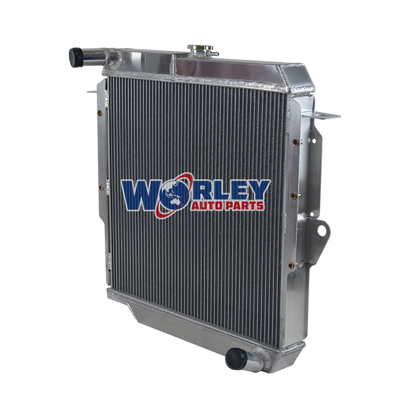 4Wolrey Aluminum Radiator Fits Toyota Landcruiser 70 Series FJ73/FJ75 Petrol 1985-1993 Manual