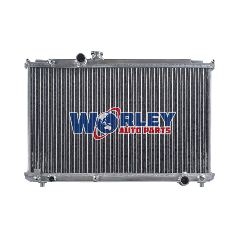 4Wolrey Aluminum Radiator Fits Toyota Mark 2 Chaser JZX100 2.5 1JZ-GTE 1996-2001 1997 1998 1999 2000 MT