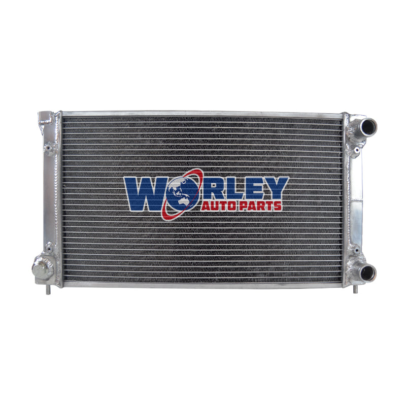 4Wolrey Aluminum Radiator Fits VW GOLF MK1 MK2 MK I II GTI/SCIROCCO 1.6 1.8 8V 16V MT