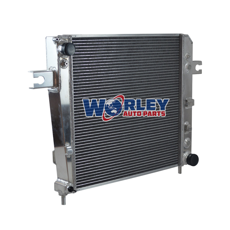 4Wolrey Aluminum Radiator for Jeep Cherokee Liberty KJ 3.7L V6 AT 2001-2008 2002 2003 2004 2005 2006 2007