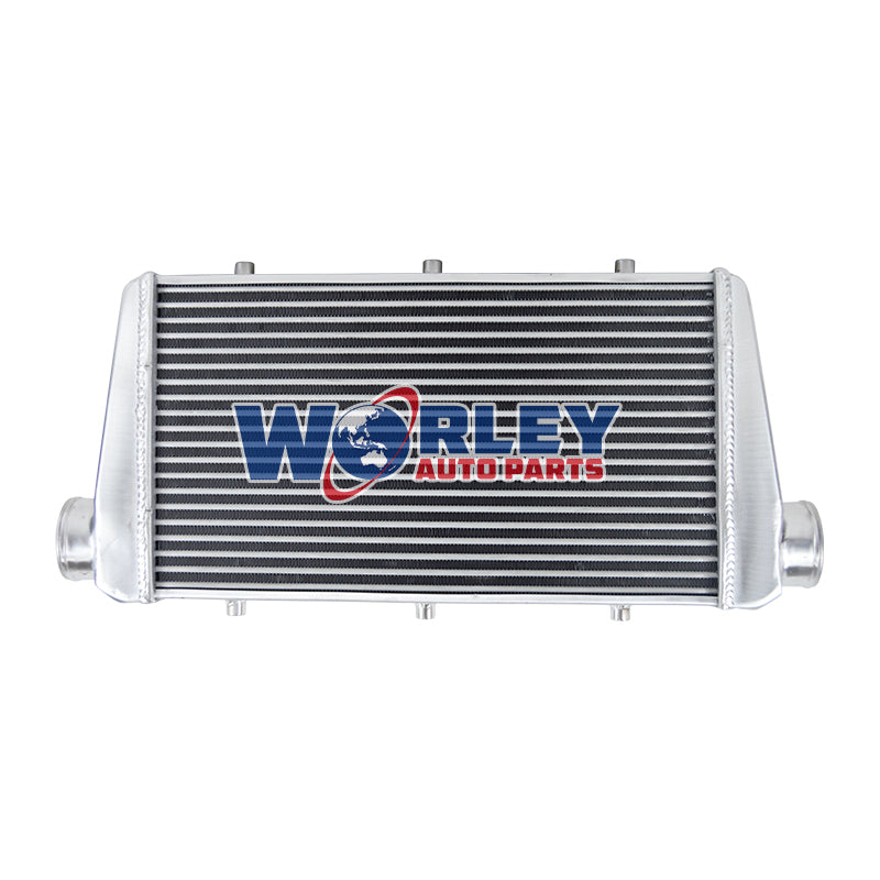 4Wolrey Core 500x290x62mm FMIC Universal Aluminum Turbo Intercooler 3" Inlet/Outlet 76mm