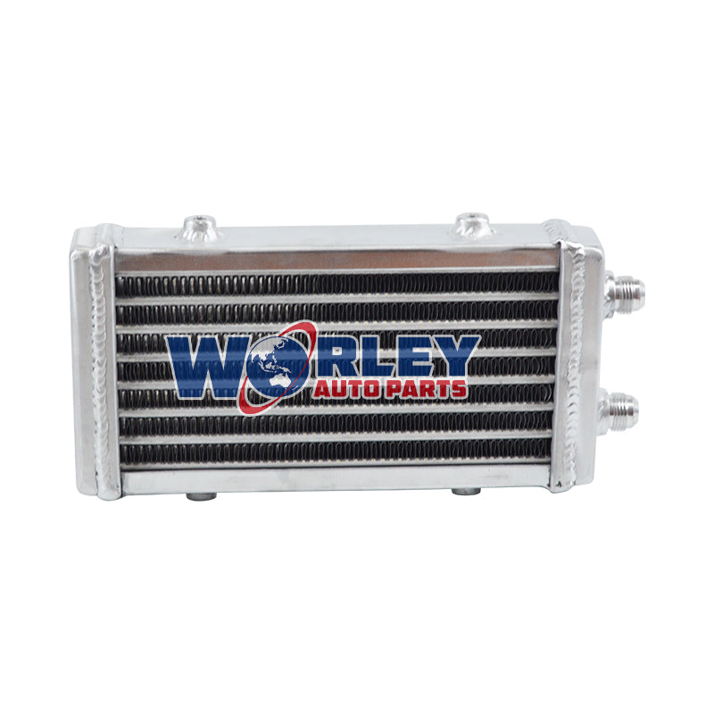 4Wolrey Small Overall:315 x 160 x 55mm Bar and Plate Dual Pass Oil Cooler Universal