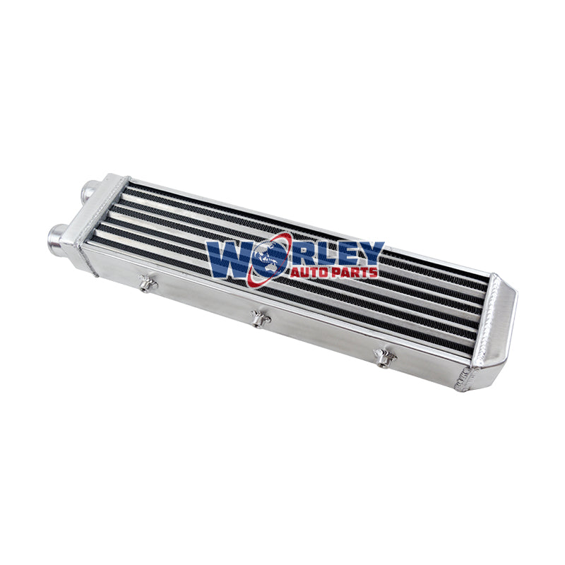 4Wolrey Universal Turbo Aluminum Intercooler 2" Delta Fin SAME SIDE OUTS 550x140x70mm