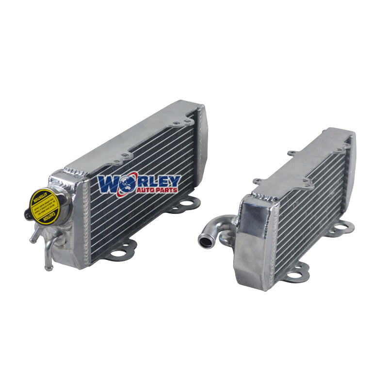 4Worley Aluminum Radiator For KTM 250/400/520/530/540 EXC/MXC/SX/SXS/EXC-G Racing 2001-2002