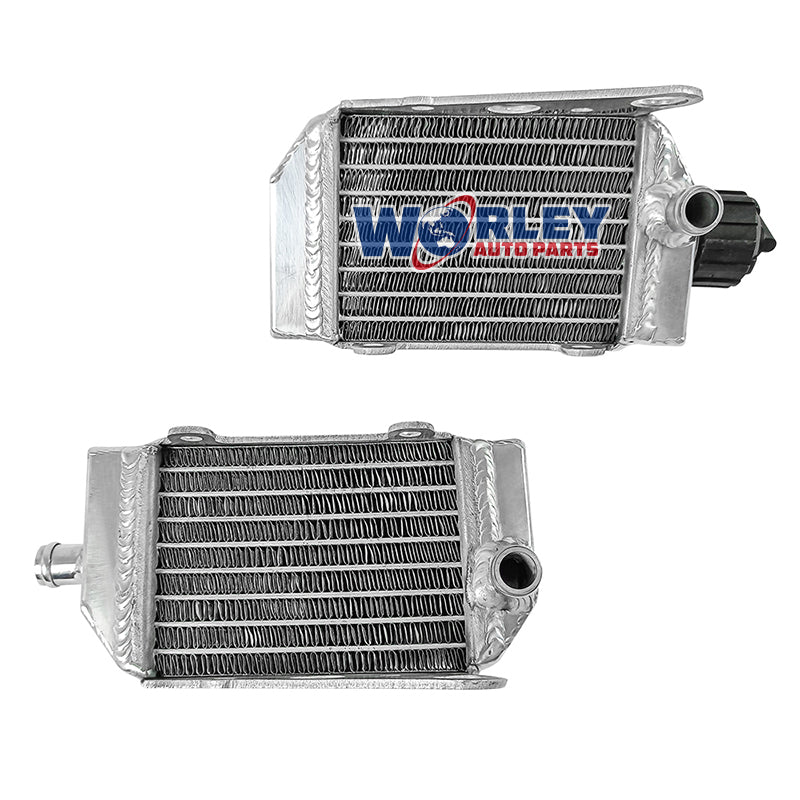 4Worley Aluminum Radiator For KTM 50 SX/ 50SX Mini/ SXS 2012-2023  2020 2019 2018 2017 2016 2015 2014 2013