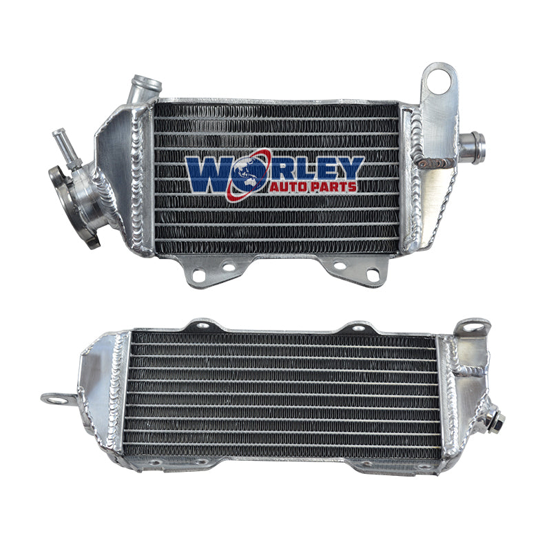 4Worley Aluminum Radiator For Kawasaki KDX200 KDX 200 E1-E6 1989-1994 1990 1991