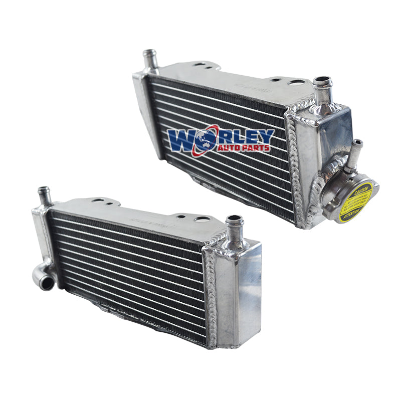 4Worley Aluminum Radiator For Kawasaki KX 250/KX250 2-stroke 2005-2007 2006