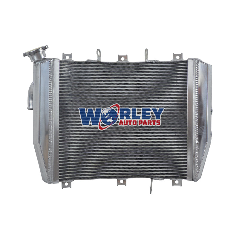 4Worley Aluminum Radiator For Kawasaki NINJA ZX6R ZX-6R ZX636 ZX600 1998-2002 & ZZR600 2005-2008