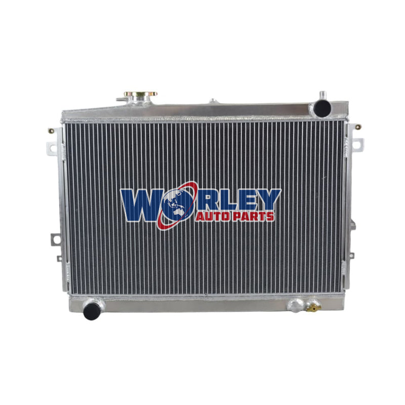5Wolrey Aluminum Radiator Fits 1985-1996 Mazda Bravo B2600/ Ford Courier Petrol 2.6L 1986 1