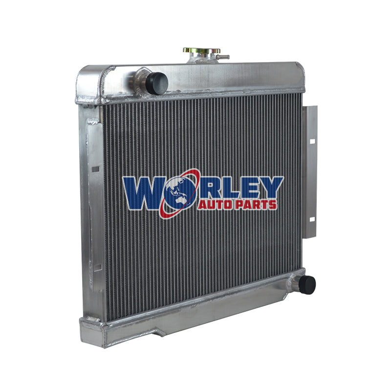 5Wolrey Aluminum Radiator Fits Jeep CJ Series CJ5 CJ7 w/ Chevy V8 1972-1986 1973 1974 1975 1976 1977