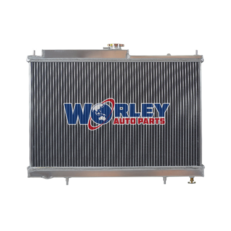 5Wolrey Aluminum Radiator Fits NISSAN SKYLINE R33 R34 GTR GTS-T GTST RB25DET Manual MT