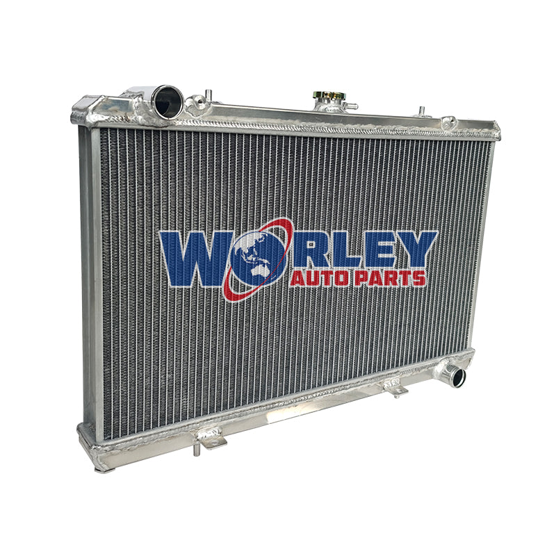 5Wolrey Aluminum Radiator Fits Nissan Silvia S13 SR20DET 1989-1994 1990 1991 1992 1993