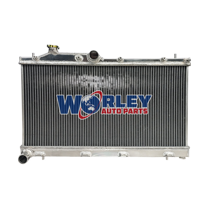 5Wolrey Aluminum Radiator Fits Subaru Impreza WRX STI & Legacy 2.0L 2.5L MT 2008-2018 2009 2010 2011 2012 2013 2014 2015 2016 2017