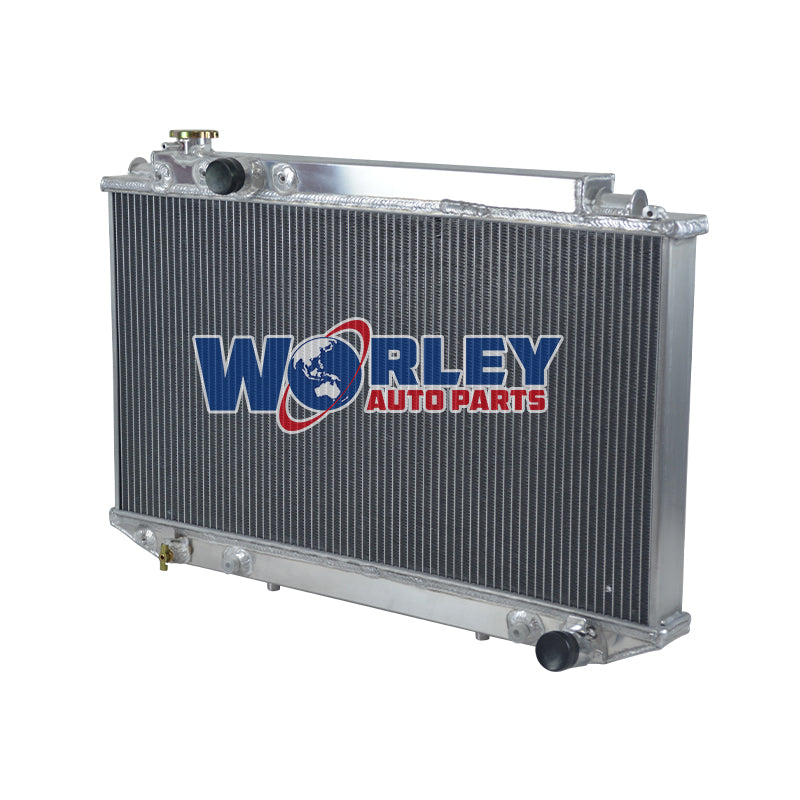 5Wolrey Aluminum Radiator Fits Toyota Cressida MX83 1989-1993 Aluminum 1990 1991 1992 AT