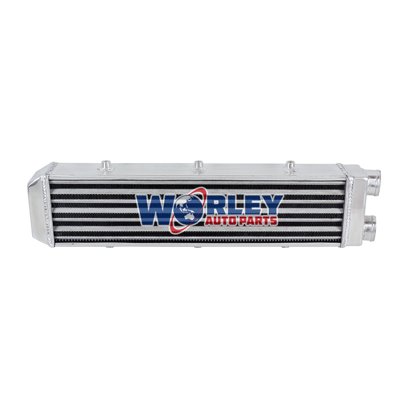 5Wolrey Universal Turbo Aluminum Intercooler 2" Delta Fin SAME SIDE OUTS 550x140x70mm
